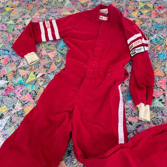 RJS Racing Full Suit Mens Small Red Proban FR-7A Fire Resistant Adult - Picture 4 of 8